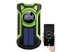 Dubbulon Radio Solar | Radio Manivela Manual Solar con Batería 5000 mAh | Altavoz Recargable Multibanda Linterna de Alta Luminosidad para Viajes Aventuras Trabajo Gimnasio Playa Camping Casa Relax