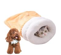 Dubbulon Saco De Dormir Cálido para Gatos | Cálido Antideslizante para Gatitos,Casa de Interior para Mascotas - para Clima Frío Invierno Interior Sueño Nocturno Siesta Diurna Refugio De Rescate