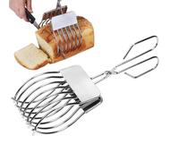 Dubbulon Sujetador de Cebollas para Cortar - Pinza para Cortar Pan y Carne - Sujetador de Tomate Acero Inoxidable Accesorios de Cocina para Fruta Verdura Limón BBQ Patata