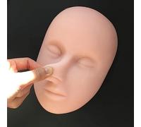 DUBEI - Modelo facial de silicona para entrenamiento de inyección, práctica de sutura de alta simulación y herramienta de entrenamiento, ayuda de enseñanza escolar para enfermeras, estudiantes de