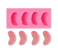 DUBENS 4 de silicona para cavidad de mandarina, naranja, segmentos de frutas, fondant, pasta de azúcar, molde decoración de tartas, chocolate, caramelos, resina, arcilla polimérica, jabón