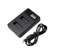Dubens - Cable USB de 5 V y 2 A, doble batería, cargador potente para cámara GoPro HD 3 3+