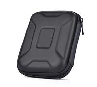 dubens Funda para disco duro 2,5 pulgadas Case antigolpes HDD Case Adecuado 2,5 Western Digital, Seagate, Samsung, Toshiba, cable USB y otros accesorios Elektronik, Negro