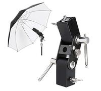 Dubens - Soporte para paraguas y soporte de luz para trípode Speedlites en forma de L, para Canon, Nikon, Yongnuo, Speedlight