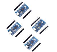 DUBEUYEW 4PCS Pro Micro 32U4 5V 16MHz Bootloadered IDE Micro USB Pro Micro Placa de Desarrollo Microcontrolador Compatible con conexión Pro Micro Serial con Cabezal de Clavija