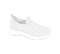 DuBiytlk Bambas Mujer Memory Foam Mujer Tenis Mujer para Mujer, Zapatos Informales cómodos de Tela de Malla a Verano Comodas Calzado Sanitario Mujer Sandalias (White, 40)