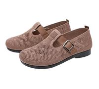 DuBiytlk Mujer con Horma Ancha Campus Zapatillas Deportivas Informal, Transpirable, Antideslizante, con y Profunda, para Primavera, Verano y otoño Mujer Sandalias Zapatillas Anchas Mujer (A, 38)