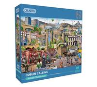 Dublin Calling - Rompecabezas de 1000 piezas | Rompecabezas de Irlanda | Rompecabezas sostenible para adultos | Tablero 100% reciclado de primera calidad | Gran regalo para adultos | Juegos de Gibsons