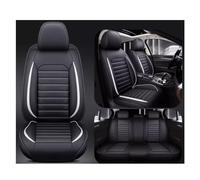 DUBOM Funda Asiento Coche para Suzuki Jimny JB74 2018-2022, Fundas Asientos Coche Universales, Juego Completo de Fundas de Cuero Impermeables-5 Piel Plazas (Color : B+W)