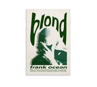 Duboueu Frank Poster Ocean Music Album Retro Blond Vintage Cover Para Habitaciones, Lienzo Estético Arte de Pared Decoración de Dormitorio Póster 30 x 45 cm (30 x 45 cm)
