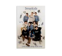 Duboueu Stray Poster Kids Music Band Kpop Group Vintage Retro Cover Para Habitaciones, Lienzo Estético Arte de Pared Decoración de Dormitorio Póster 30 x 45 cm (30 x 45 cm)