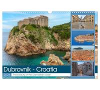 Dubrovnik - Croatia The beauty of the Dalmatian coast (Wall Calendar 2026 DIN A3 landscape), CALVENDO 12 Month Wall Calendar: Dubrovnik - This stunning city rises proudly from the blue Adriatic Sea.