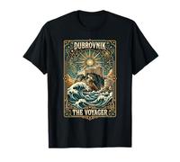 Dubrovnik The Voyager Tarot Card Mystical Fortress Camiseta
