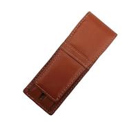 DUBTEDHOU Caja de Cuero, PU Leather 2 Slot Pen Case with Fountain Pen Tray and Pencil Holder Multicolor(Purple)