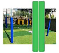DUBTEDHOU Fundas para Postes de Baloncesto, Basketball Pole Pad 6 ft for 2.5-8 in Pole Multicolor Pack of 2(Green,3"(8cm) Pole)