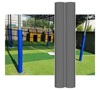 DUBTEDHOU Fundas para Postes de Baloncesto, Basketball Pole Pad 6 ft for 2.5-8 in Pole Multicolor Pack of 2(Grey,3"(8cm) Pole)