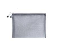 DUBTEDHOU Sacos de Red Cerrados, Bolsa archivadora de Malla con Cremallera, 1/3 Uds., Multicolor, Varios tamaños, Nailon(Gray,3Size a Pack)