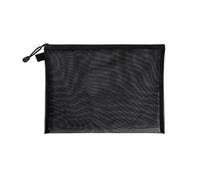DUBTEDHOU Sacos de Red Cerrados, Bolsa archivadora de Malla con Cremallera, 1/3 Uds., Multicolor, Varios tamaños, Nailon(Black,3Size a Pack)