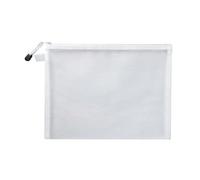 DUBTEDHOU Sacos de Red Cerrados, Bolsa archivadora de Malla con Cremallera, 1/3 Uds., Multicolor, Varios tamaños, Nailon(White,3Size a Pack)