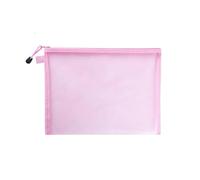 DUBTEDHOU Sacos de Red Cerrados, Bolsa archivadora de Malla con Cremallera, 1/3 Uds., Multicolor, Varios tamaños, Nailon(Pink,3Size a Pack)