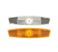 DUBTEDHOU Soporte de Reflector de Rayos de Ruedas de bicicle Reflector de Radio de Bicicleta Multicolor 2/4/6 Piezas(Random Color 2pcs)