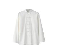 DUBTEDHOU Uniforme de Tai Chi, Traje de Tai Chi for Mujer, Camisa Holgada Manga Larga Kung Fu, Multicolor, Varios tamaños(White,XXL)