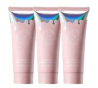 DUBUSH 2023 Blanqueador Crema de Maquillaje Corporal antisudor a Prueba de Agua Sin película de Aceite Sensación de Brillo Corporal Crema de Maquillaje Desnuda para Cara Axila Rodillas Axila