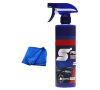 DUBUSH Agente de Recubrimiento para Coche Nano Crystal Spray Recubrimiento de Coche Pulido de Cera rápida Spray de eliminación de película de Aceite de Vidrio de Coche 3 en 1 Alta protección