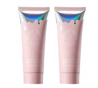 DUBUSH Blanqueador Impermeable Anti-Sudor Crema de Maquillaje Corporal Iluminador de Todo el Cuerpo Maquillaje Desnudo Crema Hidratante Crema Correctora de Puntos Oscuros Leche Corporal para Mujeres