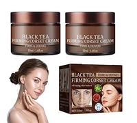 DUBUSH Mascarilla reafirmante de té Negro Crema reafirmante y escultora de té Negro Crema Facial reparadora hidratante Crema antienvejecimiento de té Negro para Todo Tipo de Piel Facial