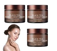 DUBUSH Mascarilla reafirmante de té Negro Crema reafirmante y escultora de té Negro Crema Facial reparadora hidratante Crema antienvejecimiento de té Negro para Todo Tipo de Piel Facial