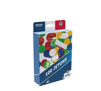 Ducale, el Juego francés - Caja de 100 fichas de Color-Juego de Viaje, 130010718