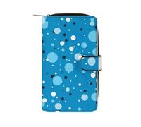ducanll Cartera para mujer con múltiples ranuras para tarjetas y compartimento para teléfono celular, Patrones sin costuras Boca Dot, 19.7cm length, 11cm width, 3.5cm thickness
