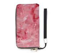 ducanll Cartera para mujer con múltiples ranuras para tarjetas y compartimento para teléfono celular, Patrón de textura ámbar, 20cm length, 10.5cm width, 2.1cm thickness