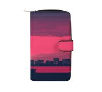 ducanll Cartera para mujer con múltiples ranuras para tarjetas y compartimento para teléfono celular, Estilo anime, 19.7cm length, 11cm width, 3.5cm thickness