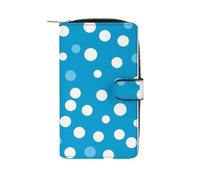 ducanll Cartera para mujer con múltiples ranuras para tarjetas y compartimento para teléfono celular, Pokal Dot, 19.7cm length, 11cm width, 3.5cm thickness