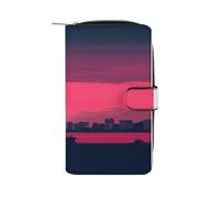 ducanll Cartera para mujer con múltiples ranuras para tarjetas y compartimento para teléfono celular, Estilo anime, 19.7cm length, 11cm width, 3.5cm thickness