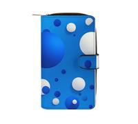 ducanll Cartera para mujer con múltiples ranuras para tarjetas y compartimento para teléfono celular, Estilo sin costuras Boca Dot, 19.7cm length, 11cm width, 3.5cm thickness