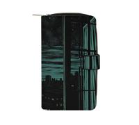 ducanll Cartera para mujer con múltiples ranuras para tarjetas y compartimento para teléfono celular, Estilo anime, 19.7cm length, 11cm width, 3.5cm thickness