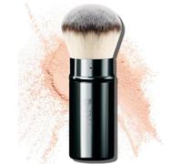 DUcare Brocha Kabuki retráctil para todo el maquillaje facial y base para maquillaje facial líquido, crema y polvo con mango de aluminio