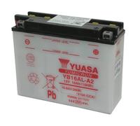 YUASA YUASA Batería YUASA Convencional Sin Acid Pack - YB16AL-A2 Batería sin paquete ácido