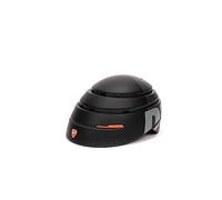 DUCATI Casco Plegable Urban resellable, Adultos Unisex, Negro con Detalles Rojos, M