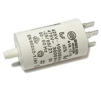 DUCATI ENERGIA Condensador de motor 8uF±5%/475V+GRD, redondo, montaje en panel, W1-11008/DUC