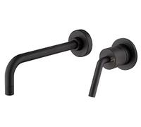 DUCATI HD125 Grifo mezclador lavabo de pared, negro