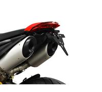 Ducati Hypermotard 950 2019-2021 Soporte Portaplacas ZIEGER Negro IBEX