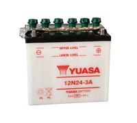 Yuasa Batería 12N24-3A 12V/24Ah abierta, sin ácido