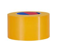 Duccinp Cinta blindada extra fuerte, 50 m x 75 mm, cinta de reparación impermeable para reparaciones, bricolaje, manualidades, interior y exterior, cinta adhesiva de conducto (amarillo)