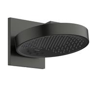 Ducha aérea Rainfinity 250 3jet EcoSmart 9 l/min con conexión a la pared, 26233340, Color: Cromo negro cepillado