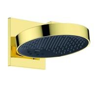 Ducha aérea Rainfinity 250 3jet EcoSmart 9 l/min con conexión a la pared, 26233990, Color: Óptica Oro Pulido