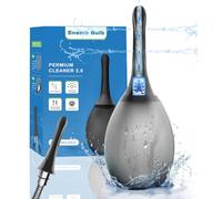 Ducha Anal para Manguera de Ducha con 7 Boquillas y Válvula Antirretorno, Irrigador Íntimo Portátil para Hombre y Mujer, Pera Lavado Recto para Limpieza Anal en Casa y Viajes